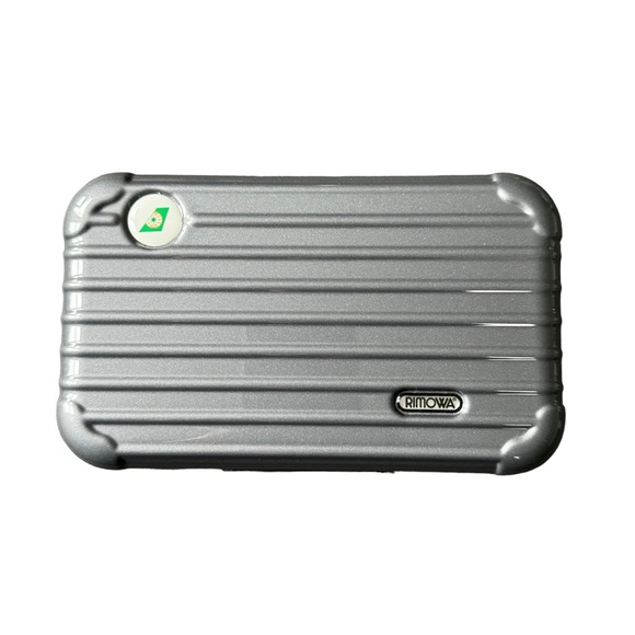 RIMOWA Eva Air Amenity Kit Case Hard Shell Gray Collectors Rare 2017 - Picture 2 of 6